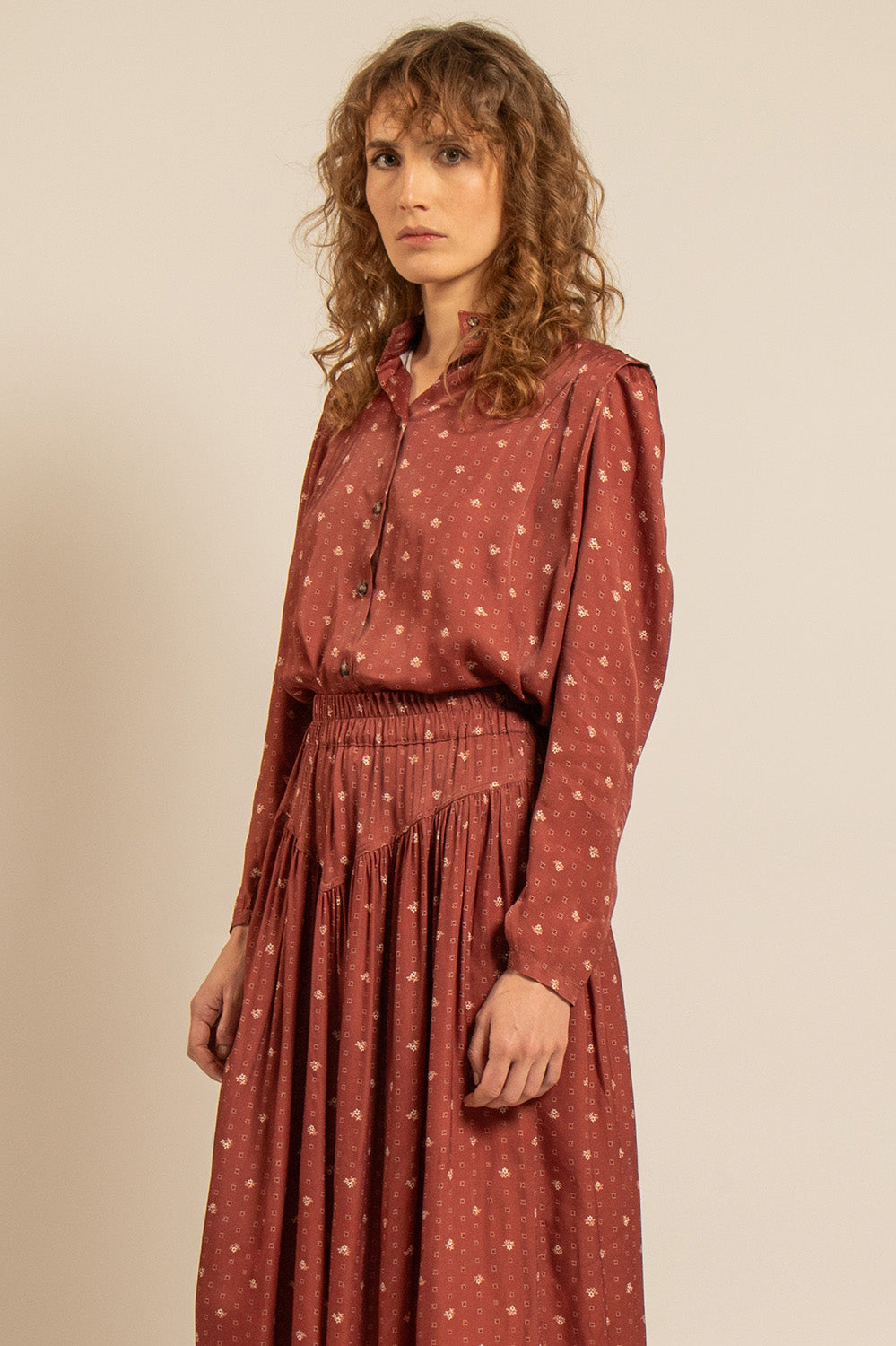 Chemise Livia - Cerise