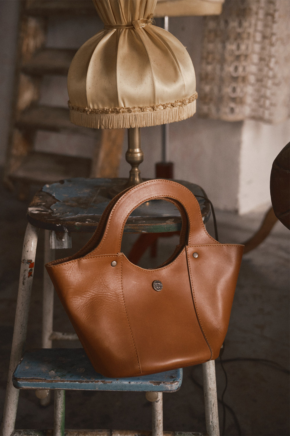 Cabas cuir Melanique - Mini
