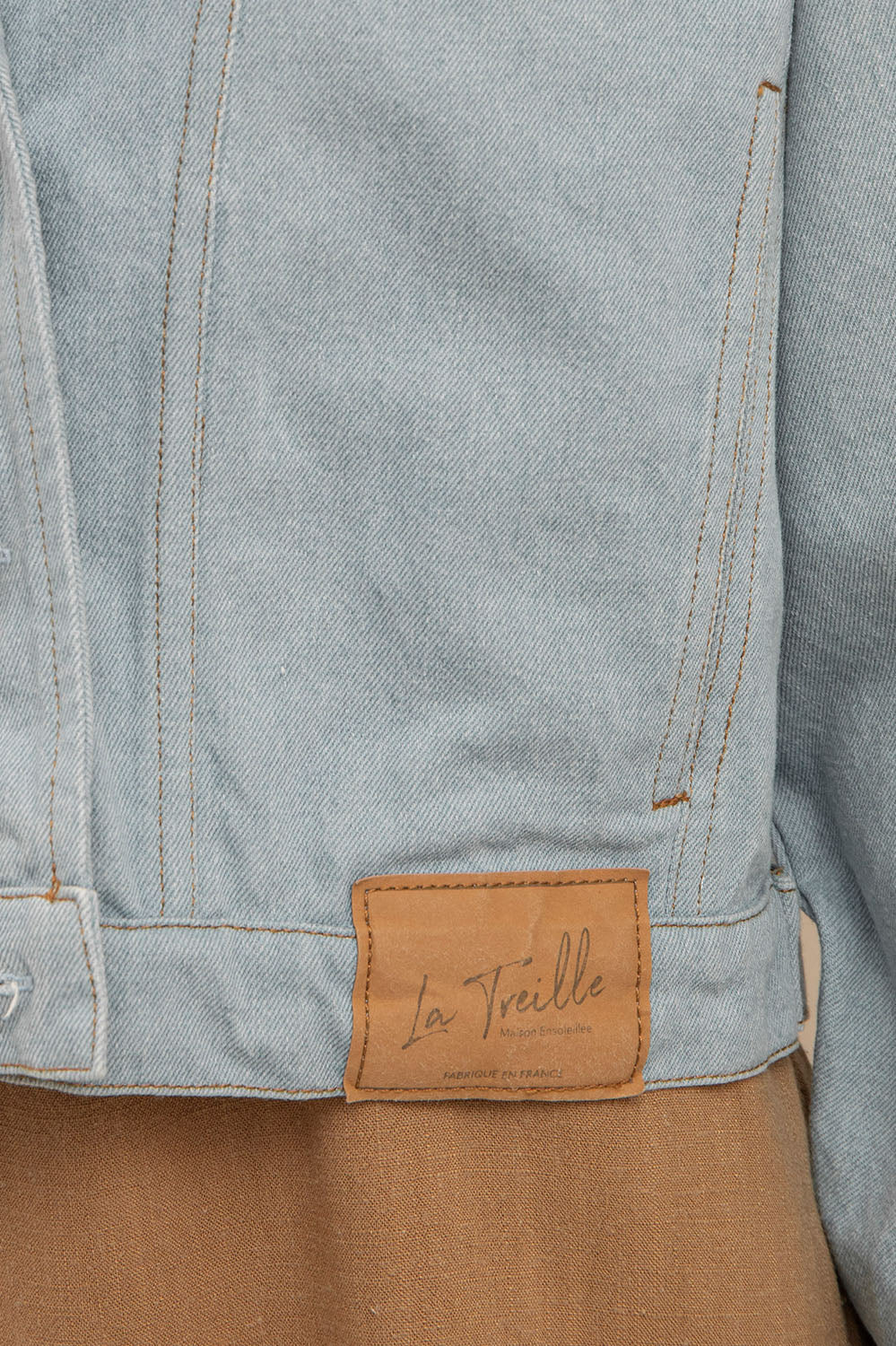blouson en jeans fabriqué en France 