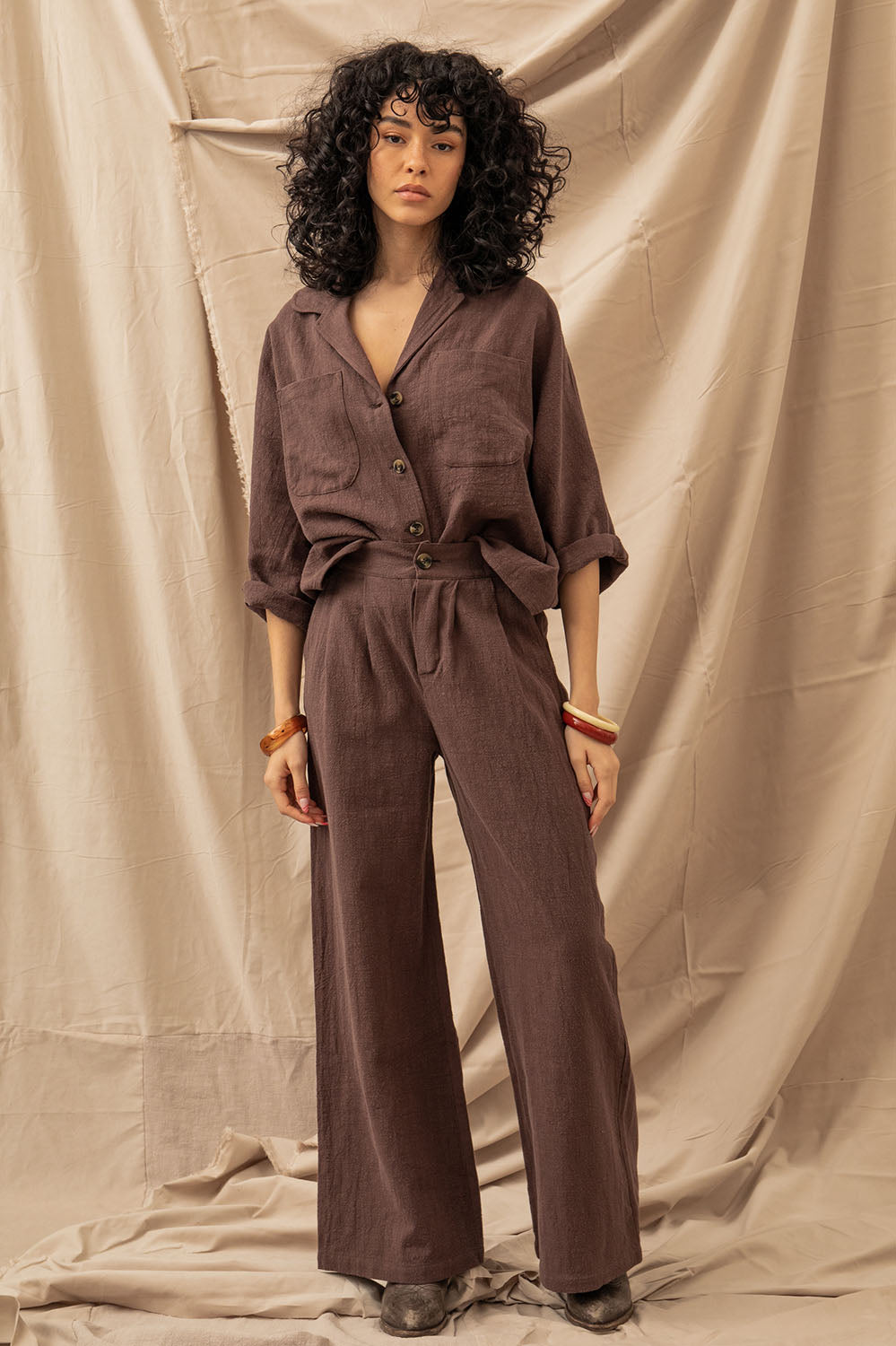 ensemble marron