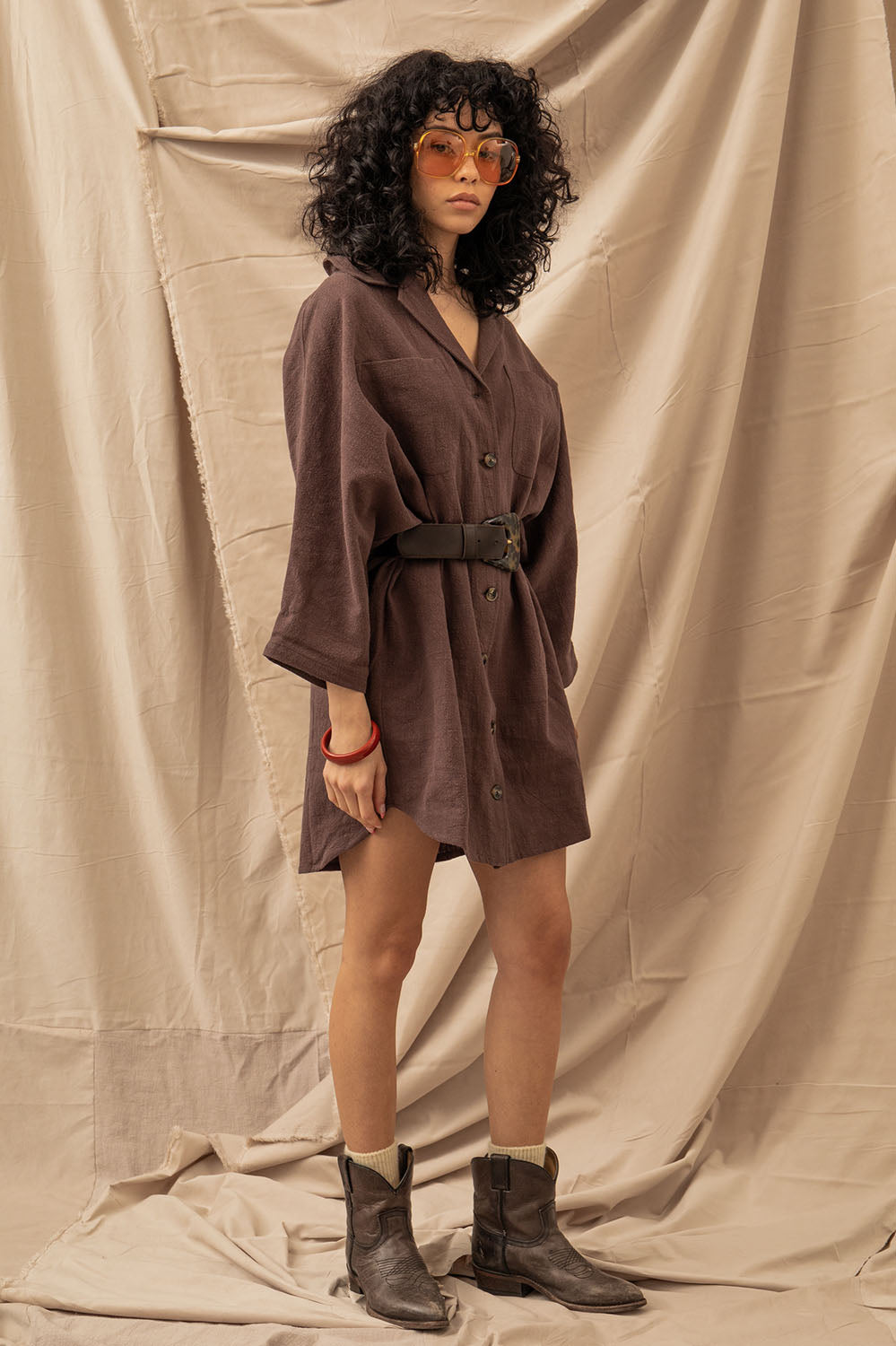 la treille maison ensoleillée robe Lola chocolat