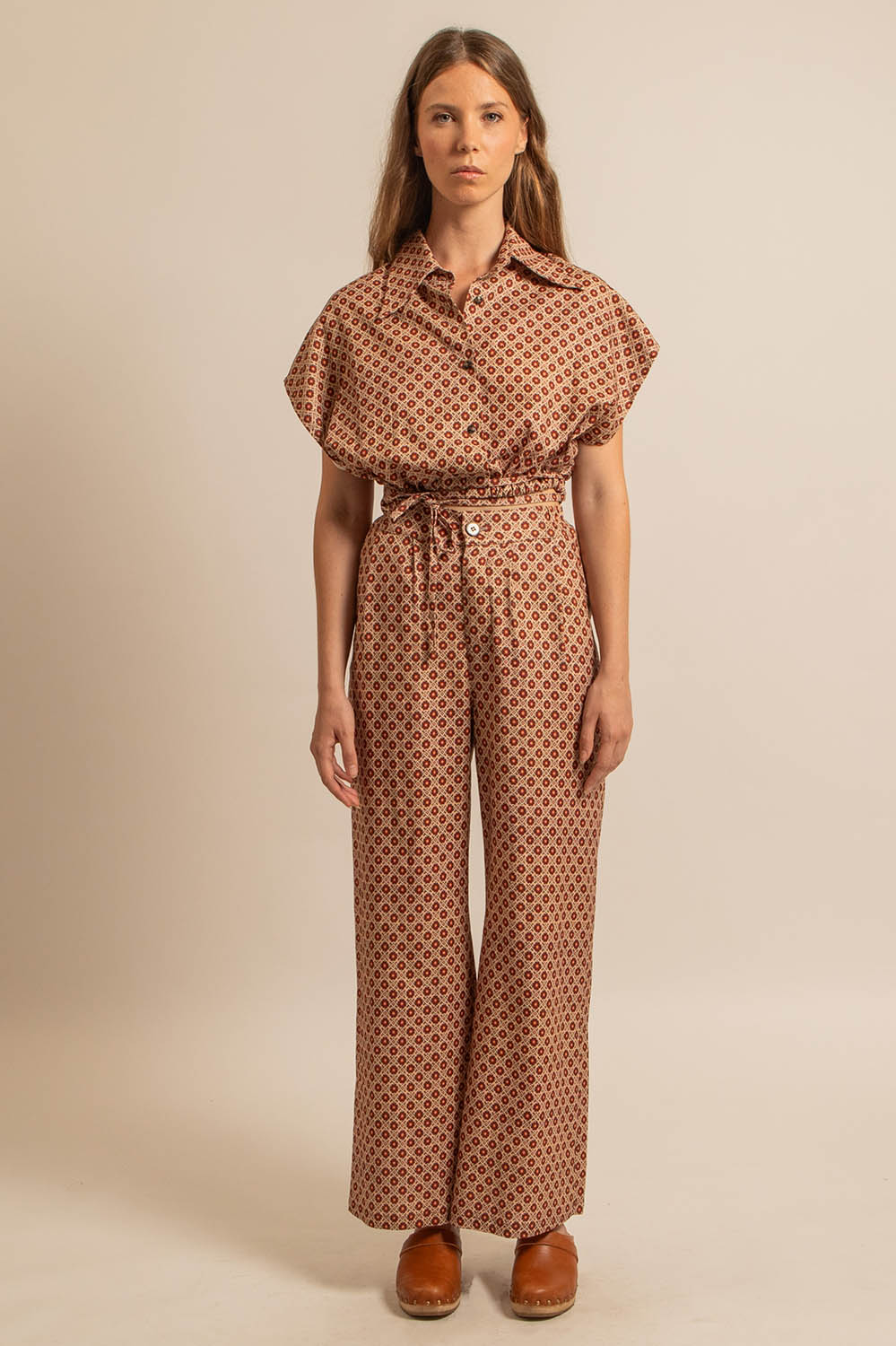 CHEMISIER CAMILA - MOTIF TOMETTE