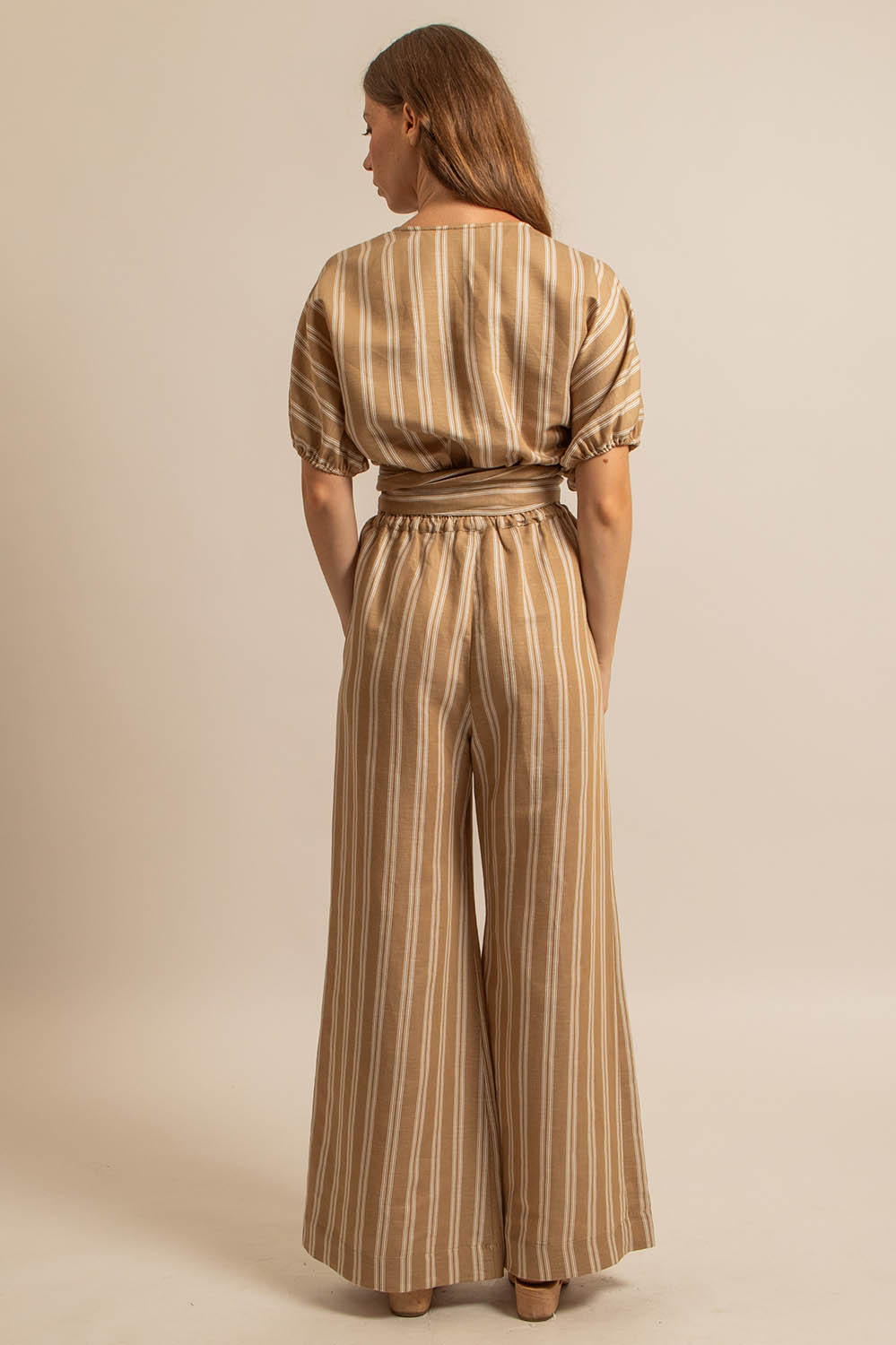 PANTALON GAIA - LIN RAYURES