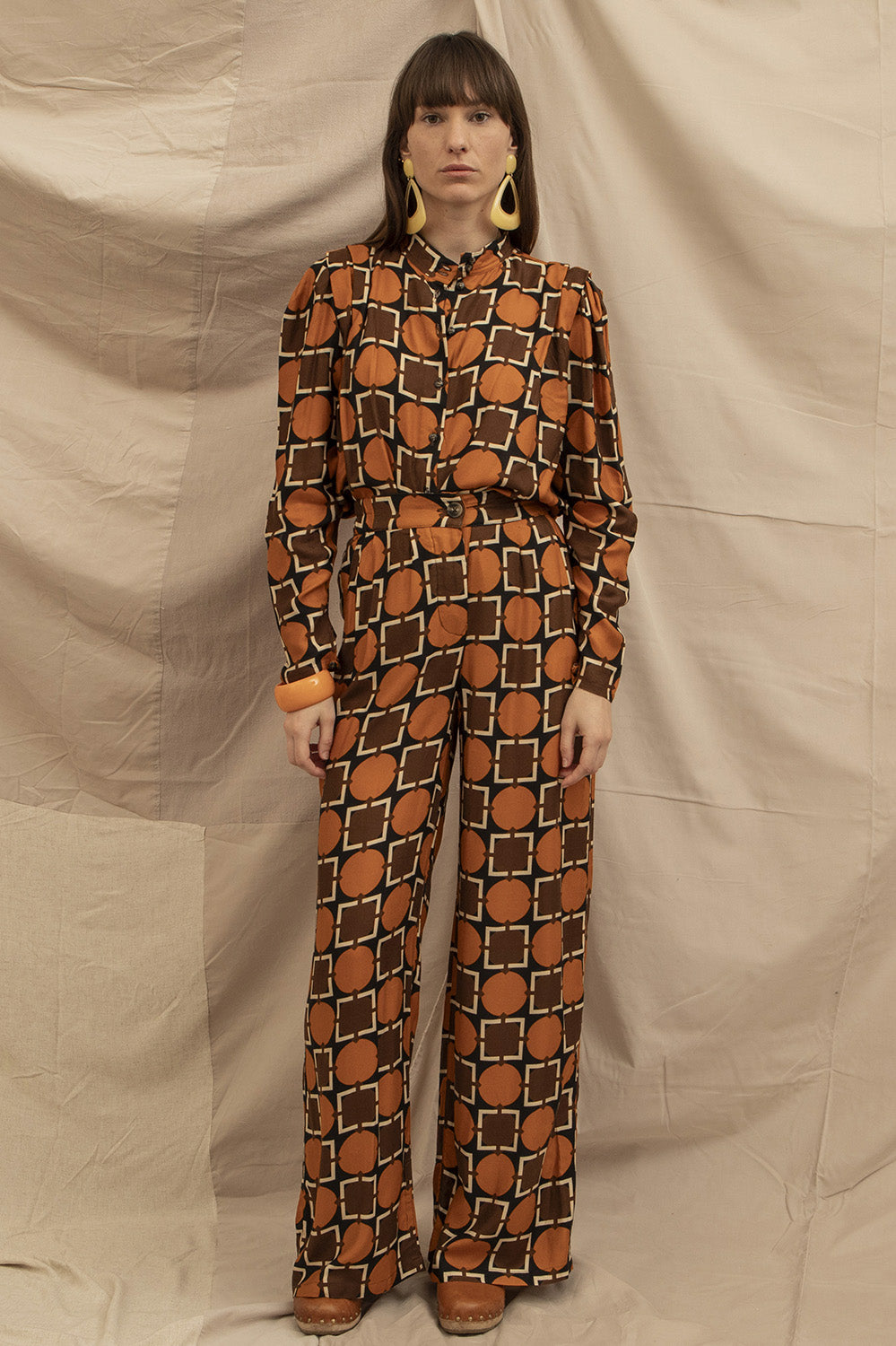 pantalon ample style seventies