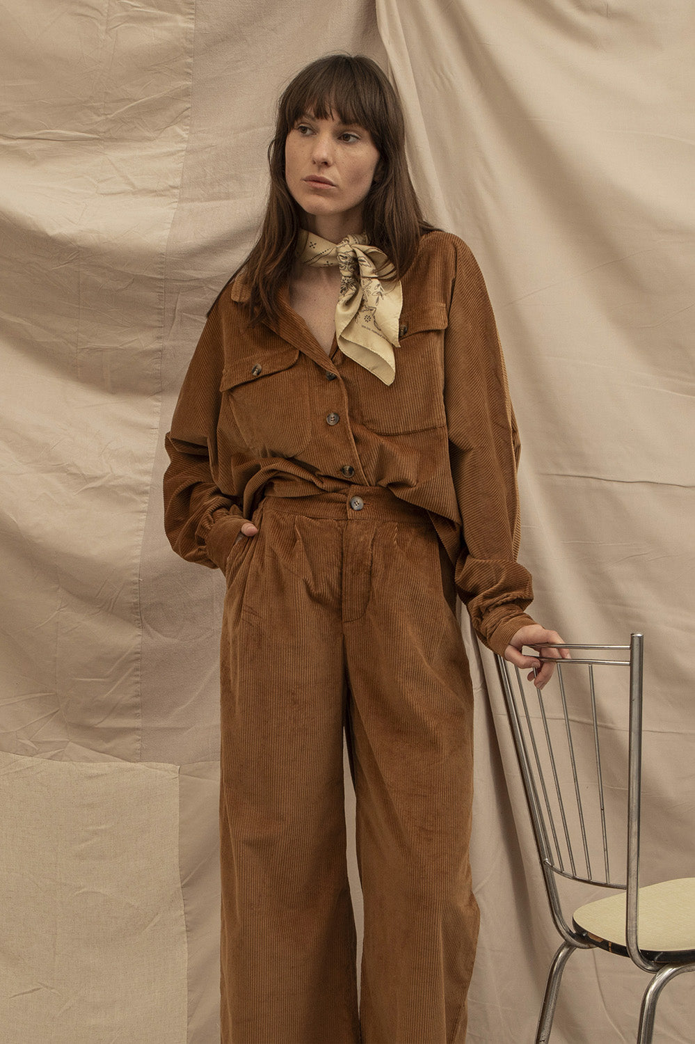 pantalon taille haute seventies