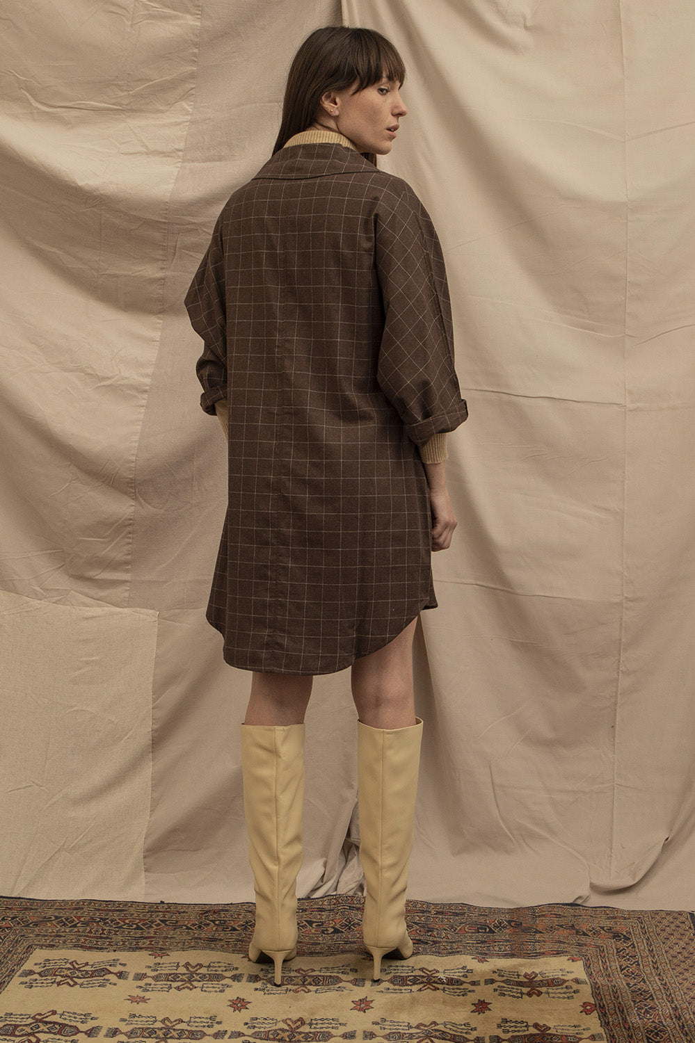 robe chemise oversize seventies