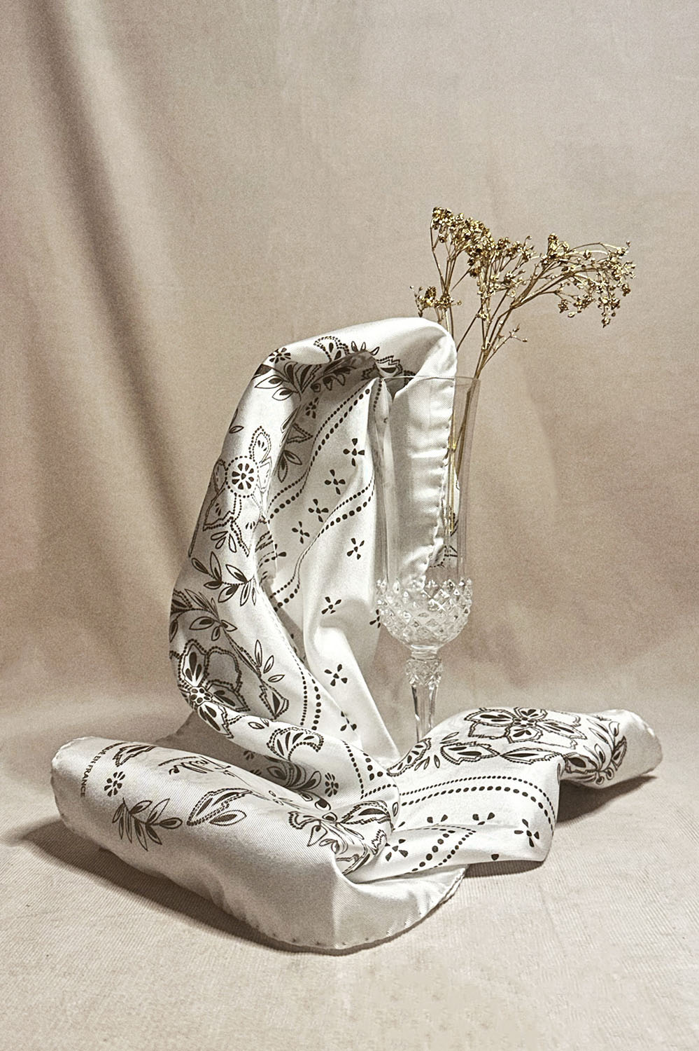 BANDANA SOIE - Naturel