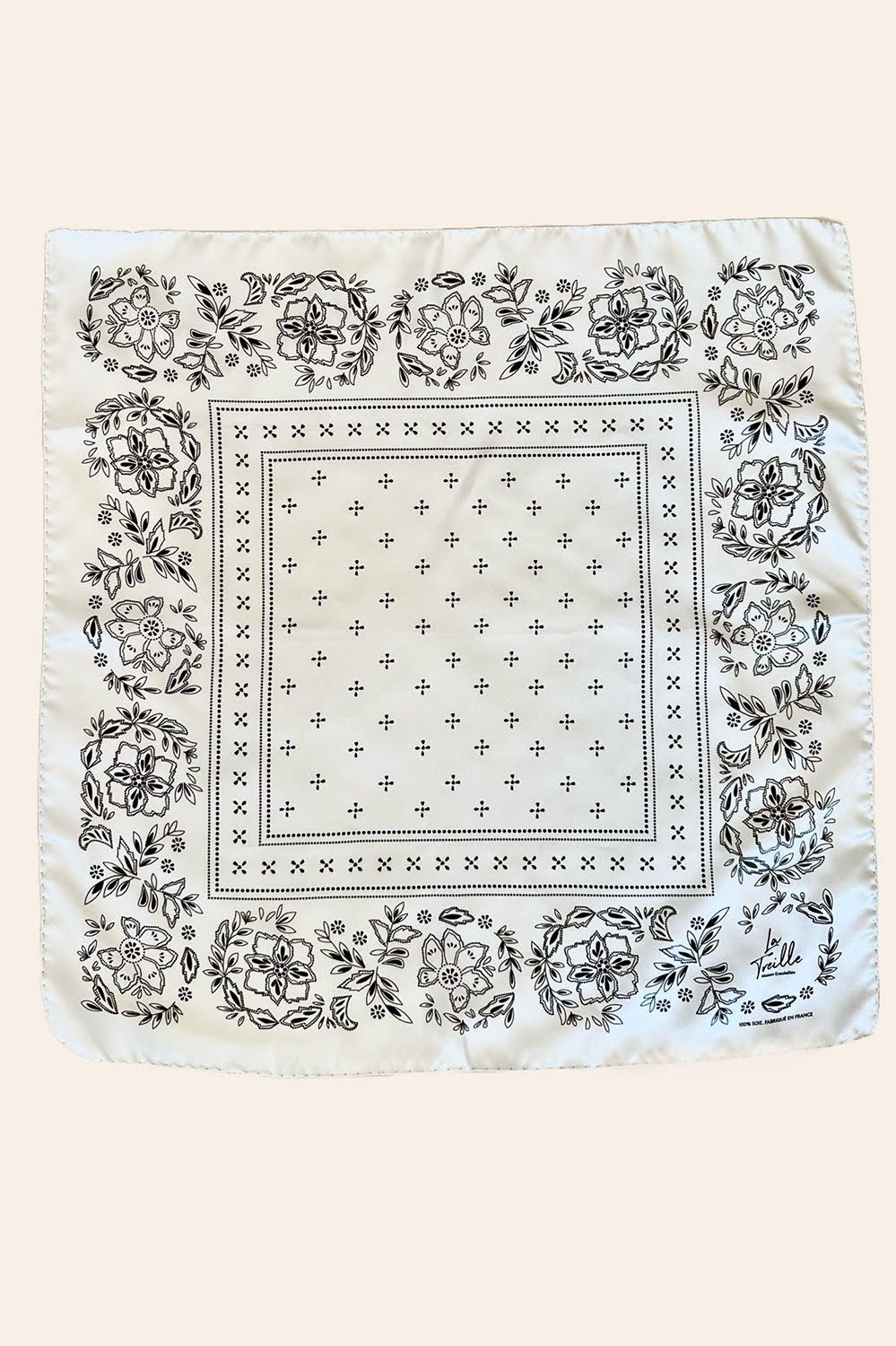 BANDANA SOIE - Naturel