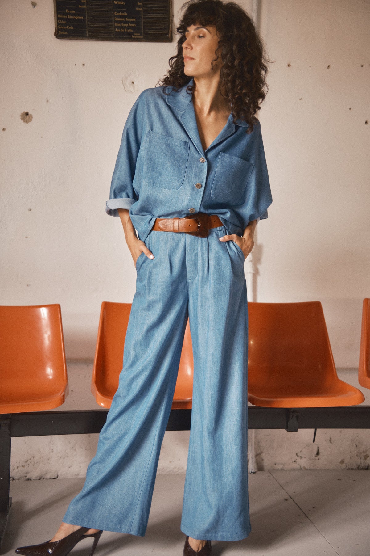 Pantalon Alba - Bleu