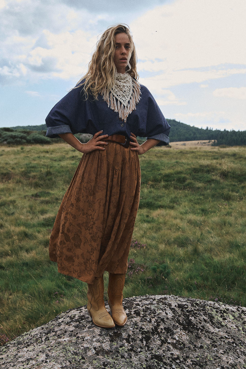 CHEMISE ROMY - Chambray bleu