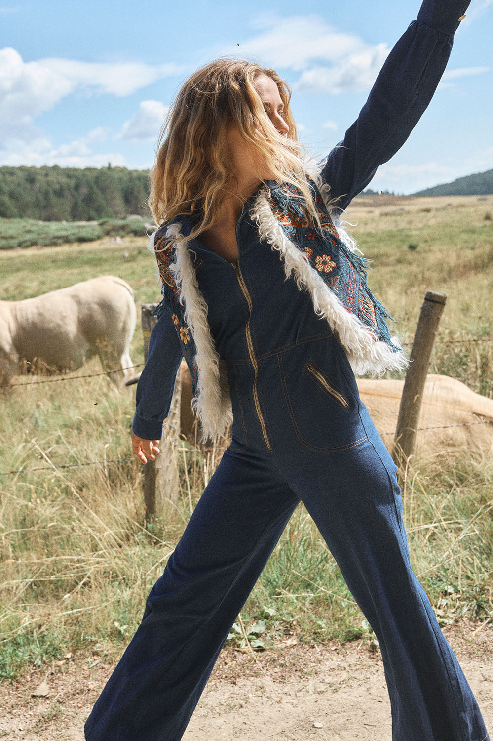 COMBINAISON MILA - Bleu brut