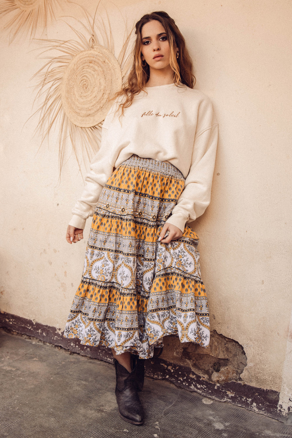 Sweat Fille du soleil coton biologique la treille