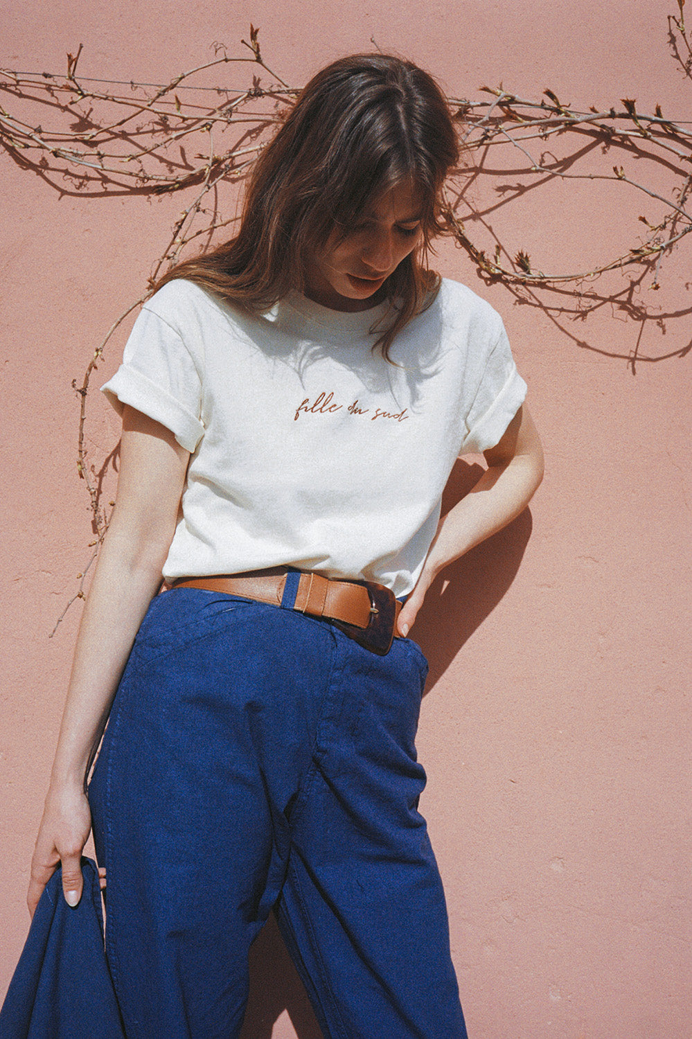 la treille tshirt fille du sud brodé