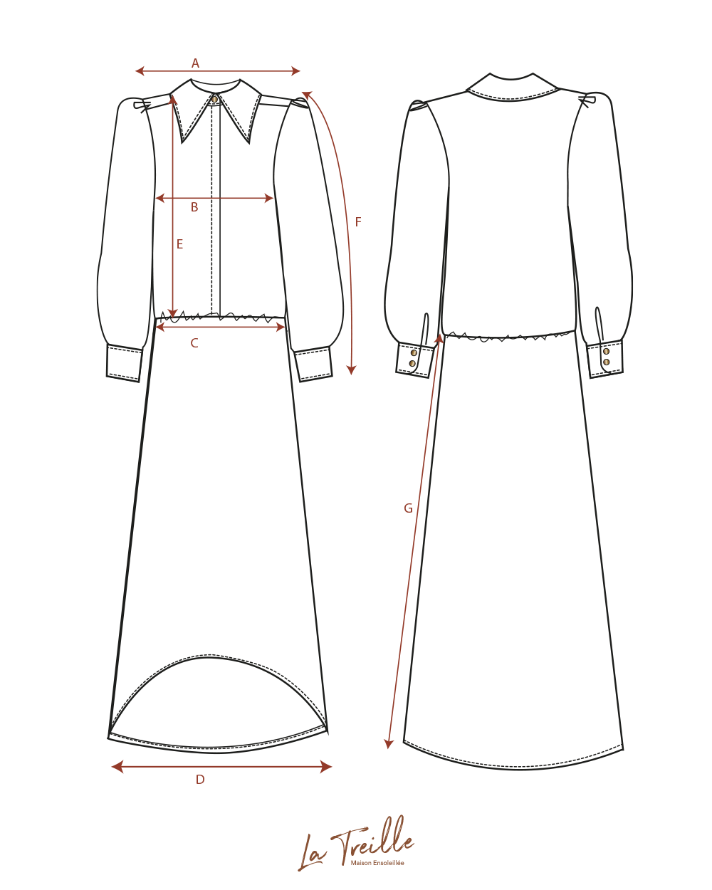 Robe Paulette - Bleu