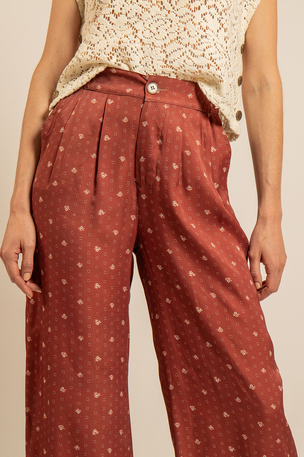 Pantalon Alba - Cerise