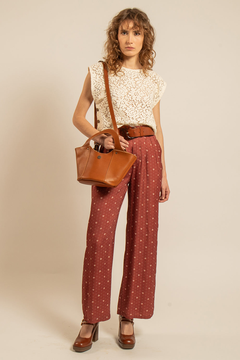Pantalon Alba - Cerise