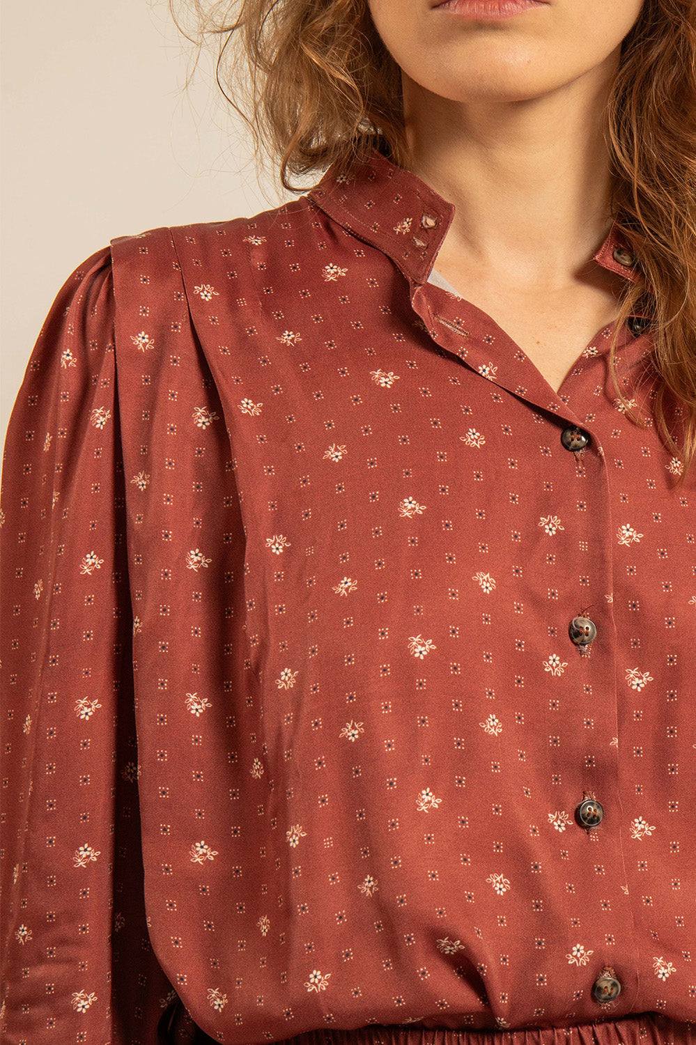 Chemise Livia - Cerise