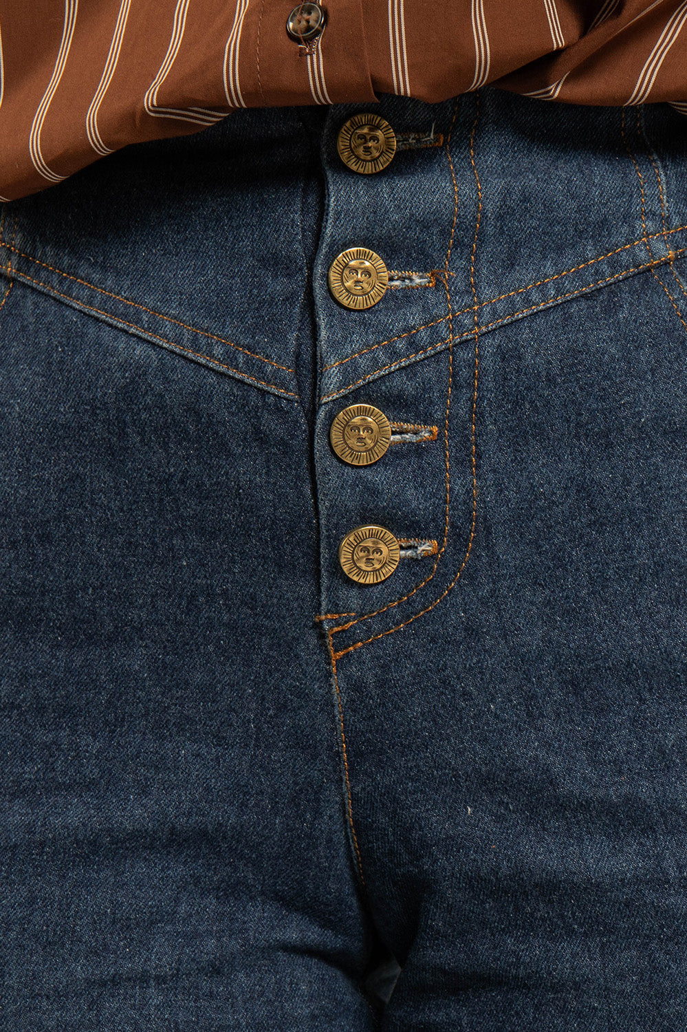 PANTALON MARIA - Bleu brut