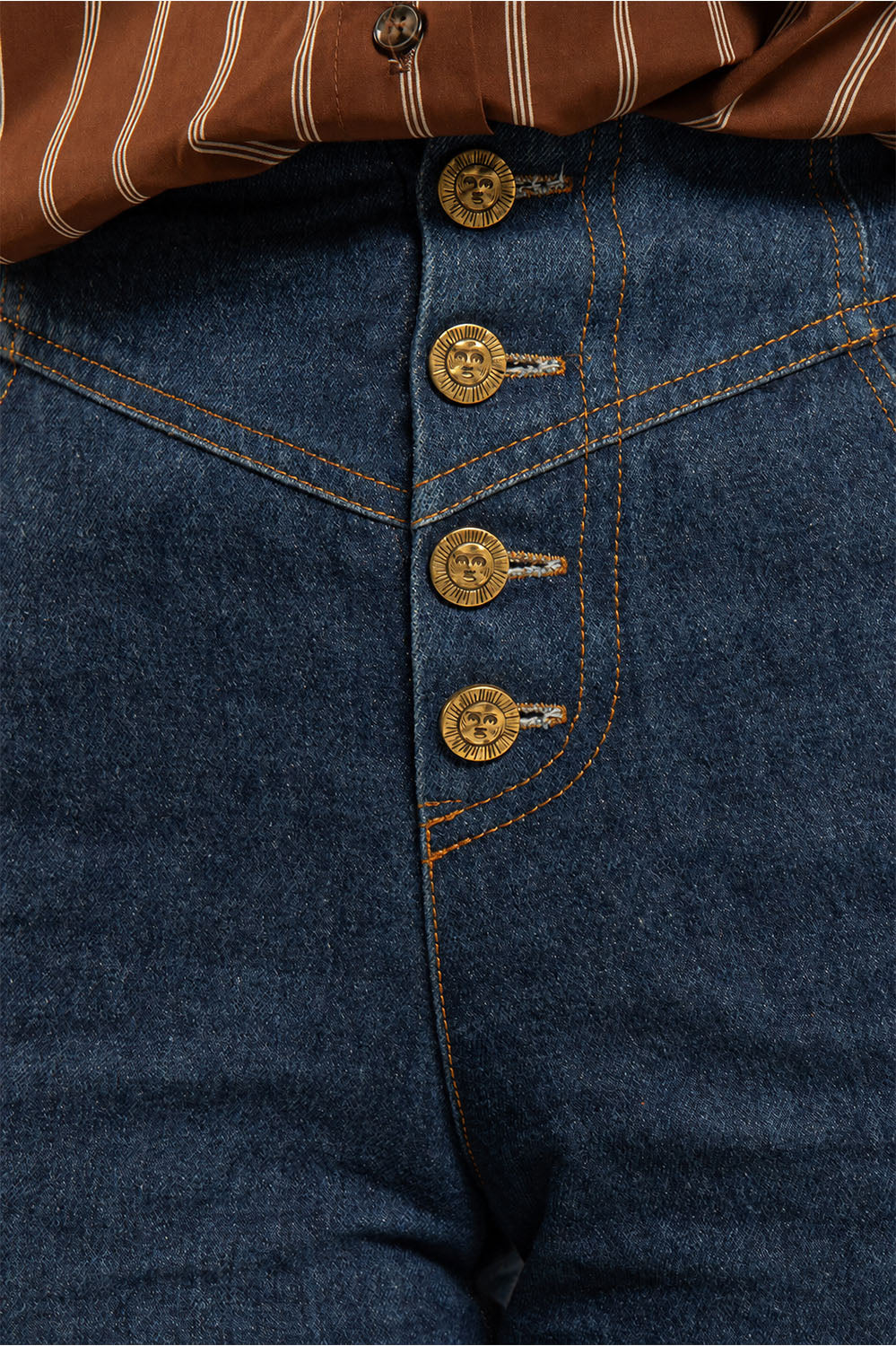 PANTALON MARIA - Denim Bleu brut