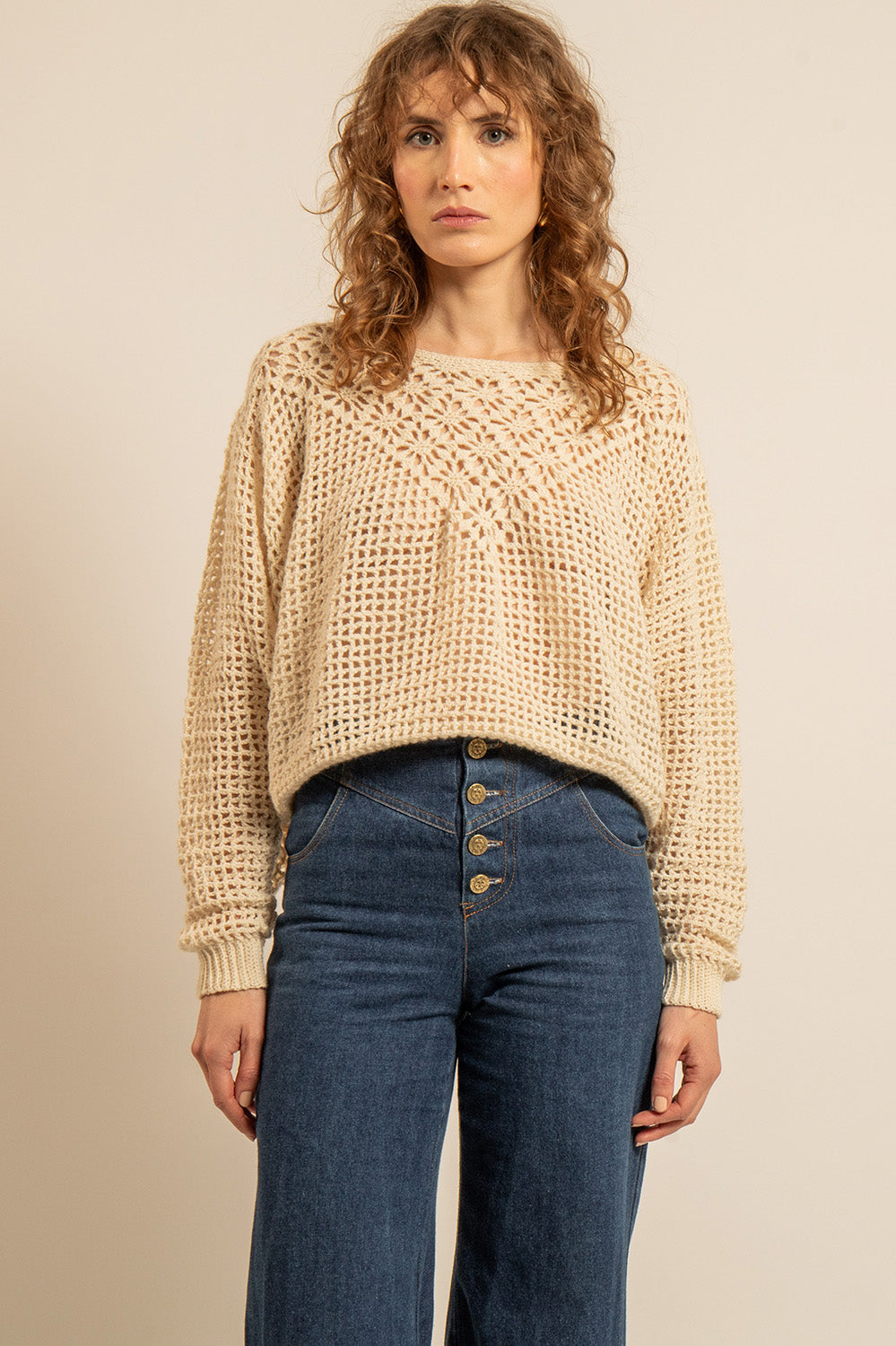PANTALON MARIA - Bleu brut