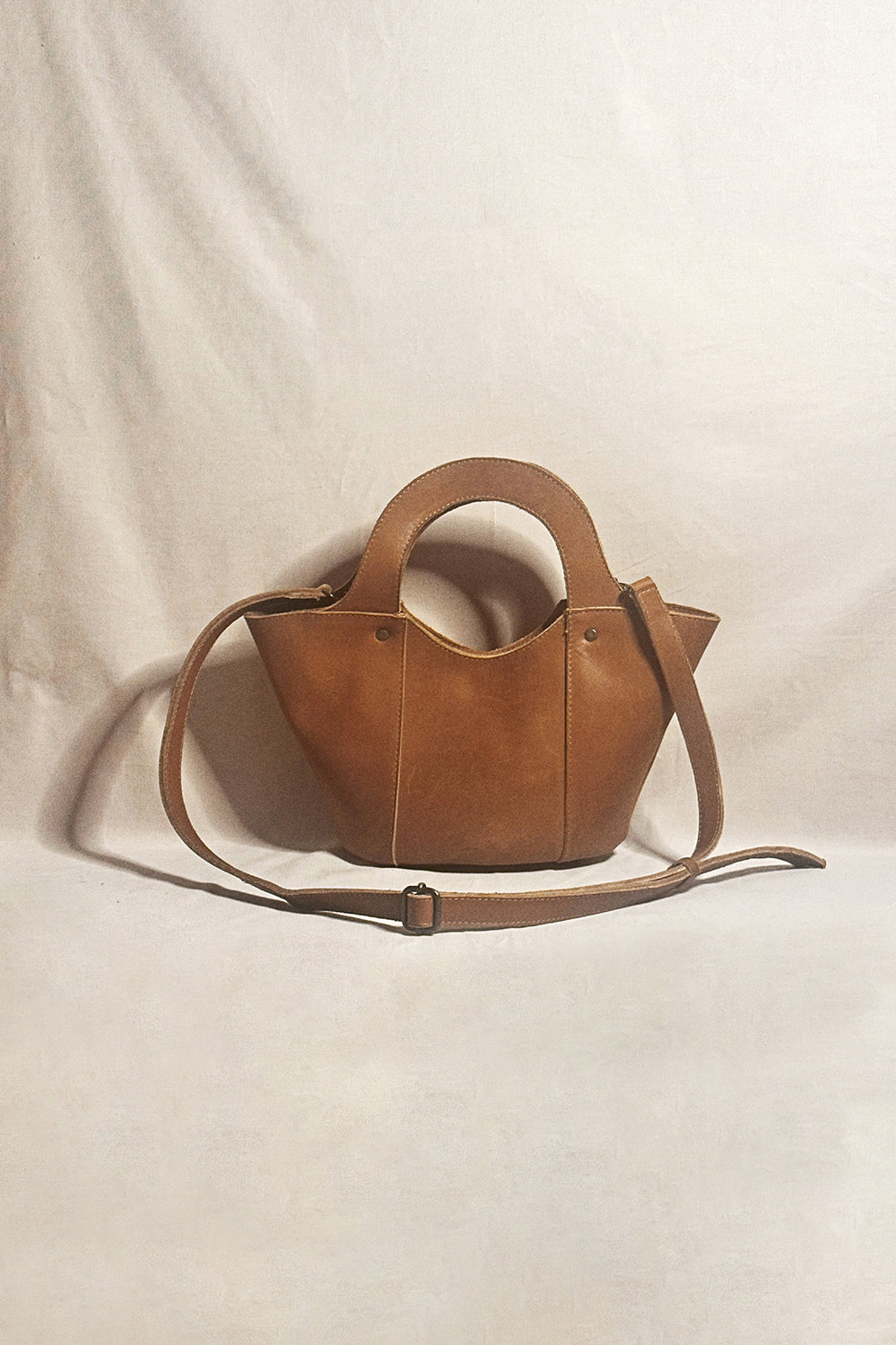 Panier en cuir signature - Mini