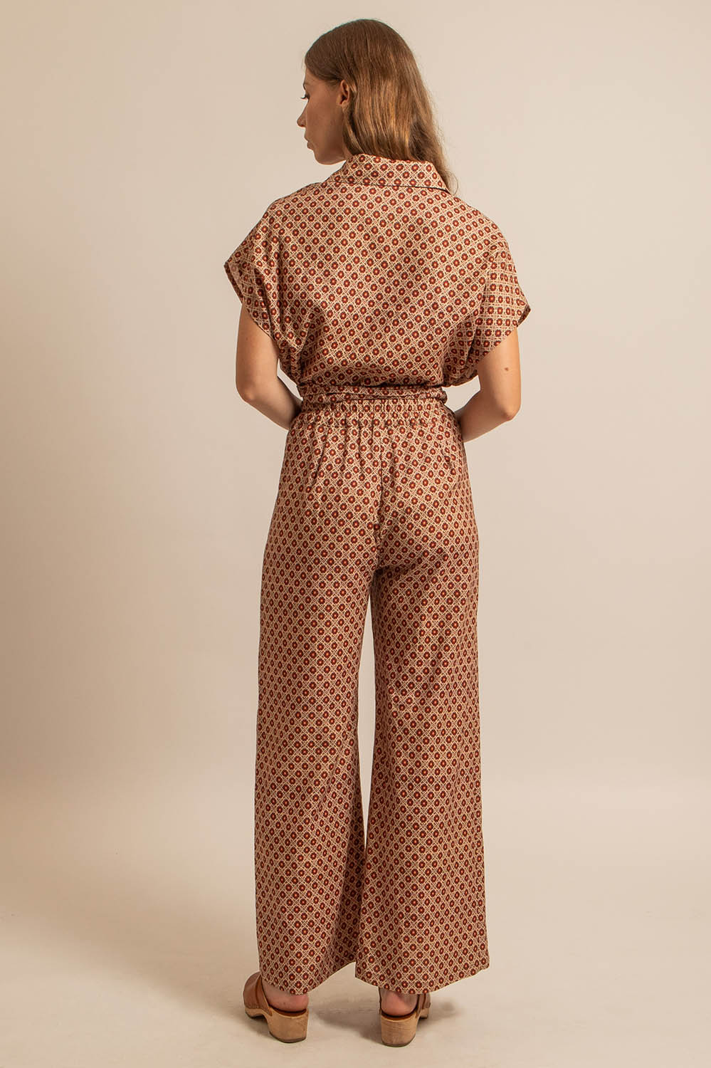 PANTALON ALBA - MOTIF TOMETTE