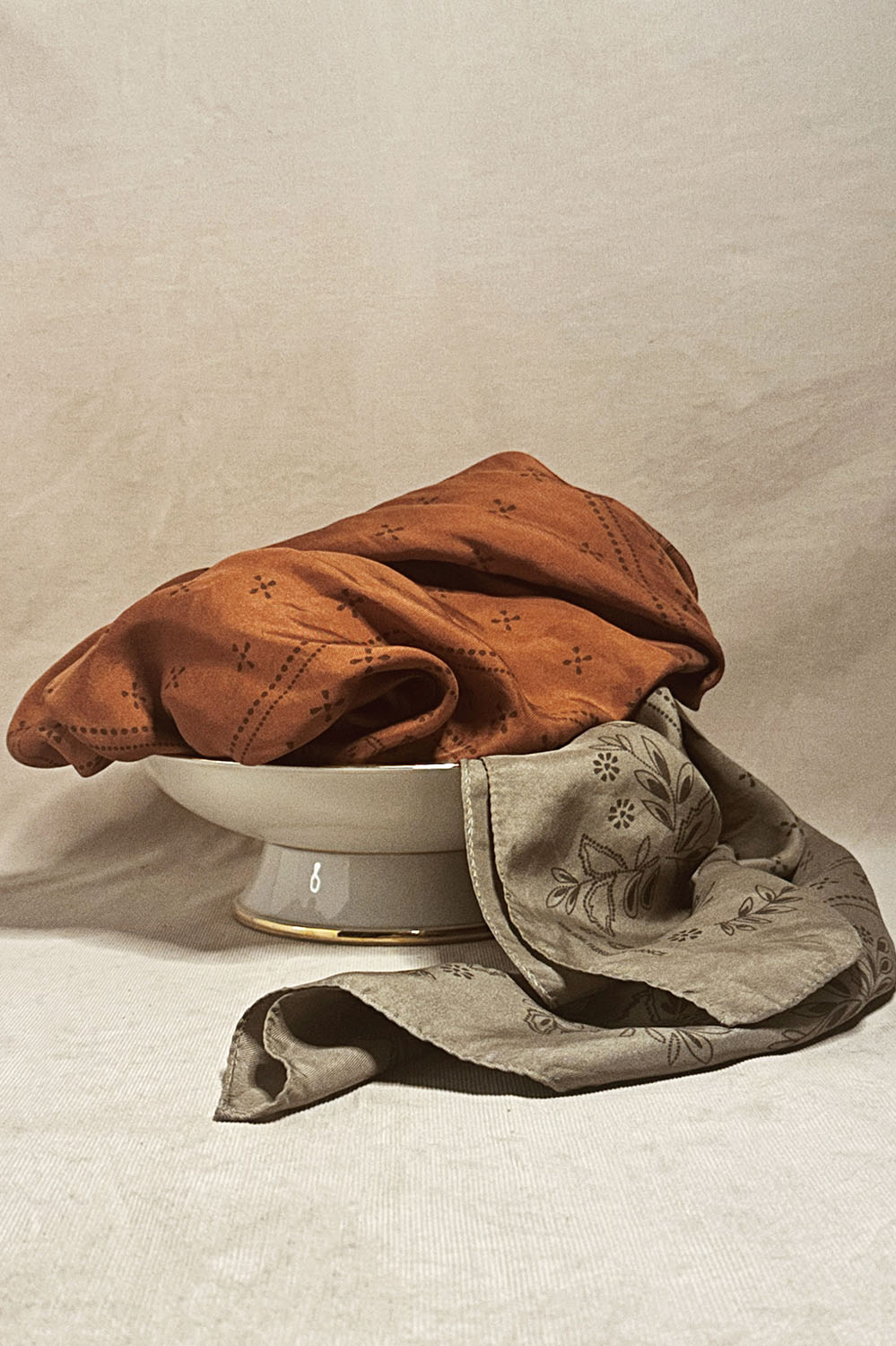 Terracotta Silk Bandana