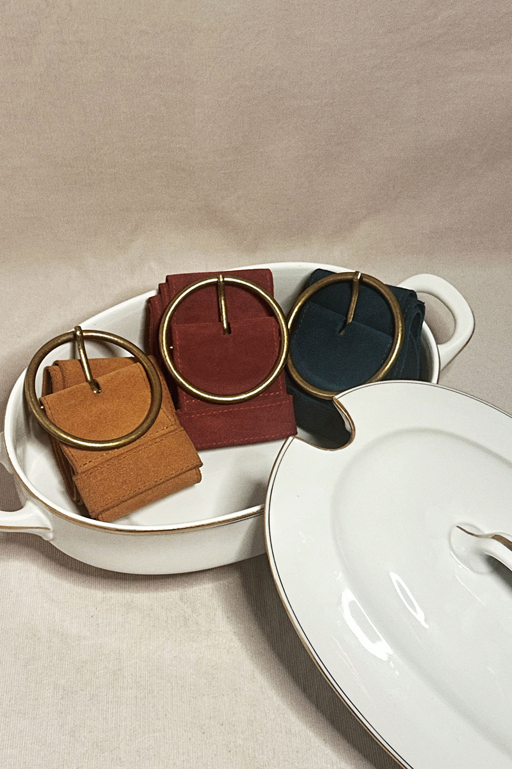 CEINTURE DOLLY- Cognac