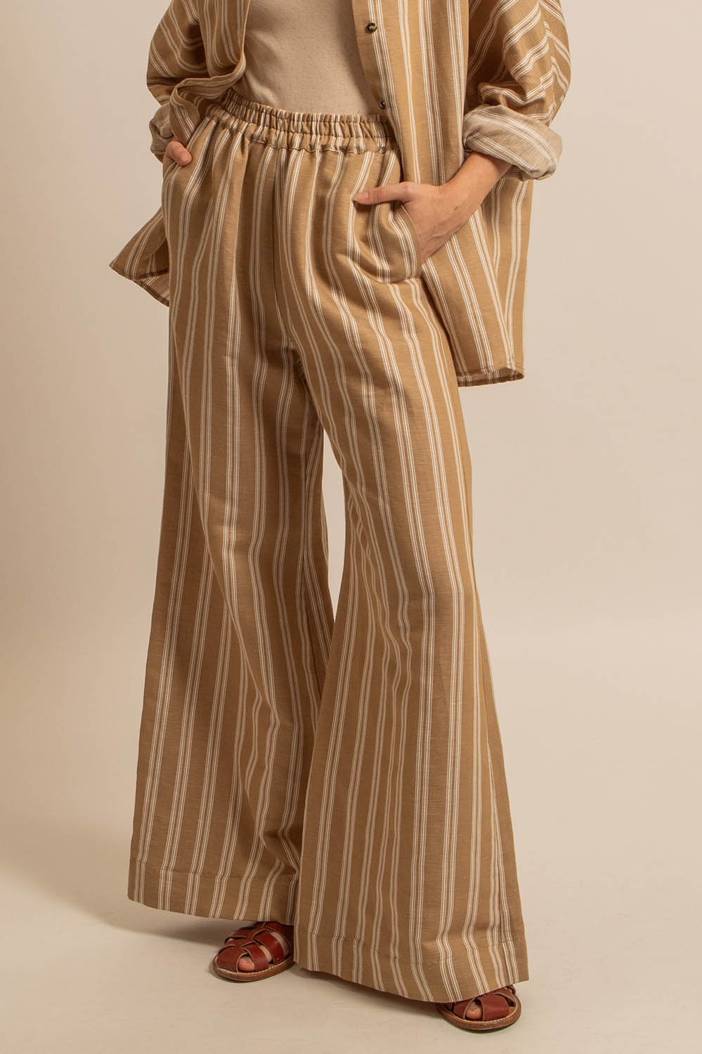 PANTALON GAIA - LIN RAYURES