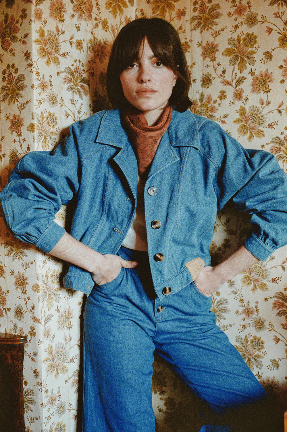 veste en jeans Jane La Treille Maison Ensoleillée 