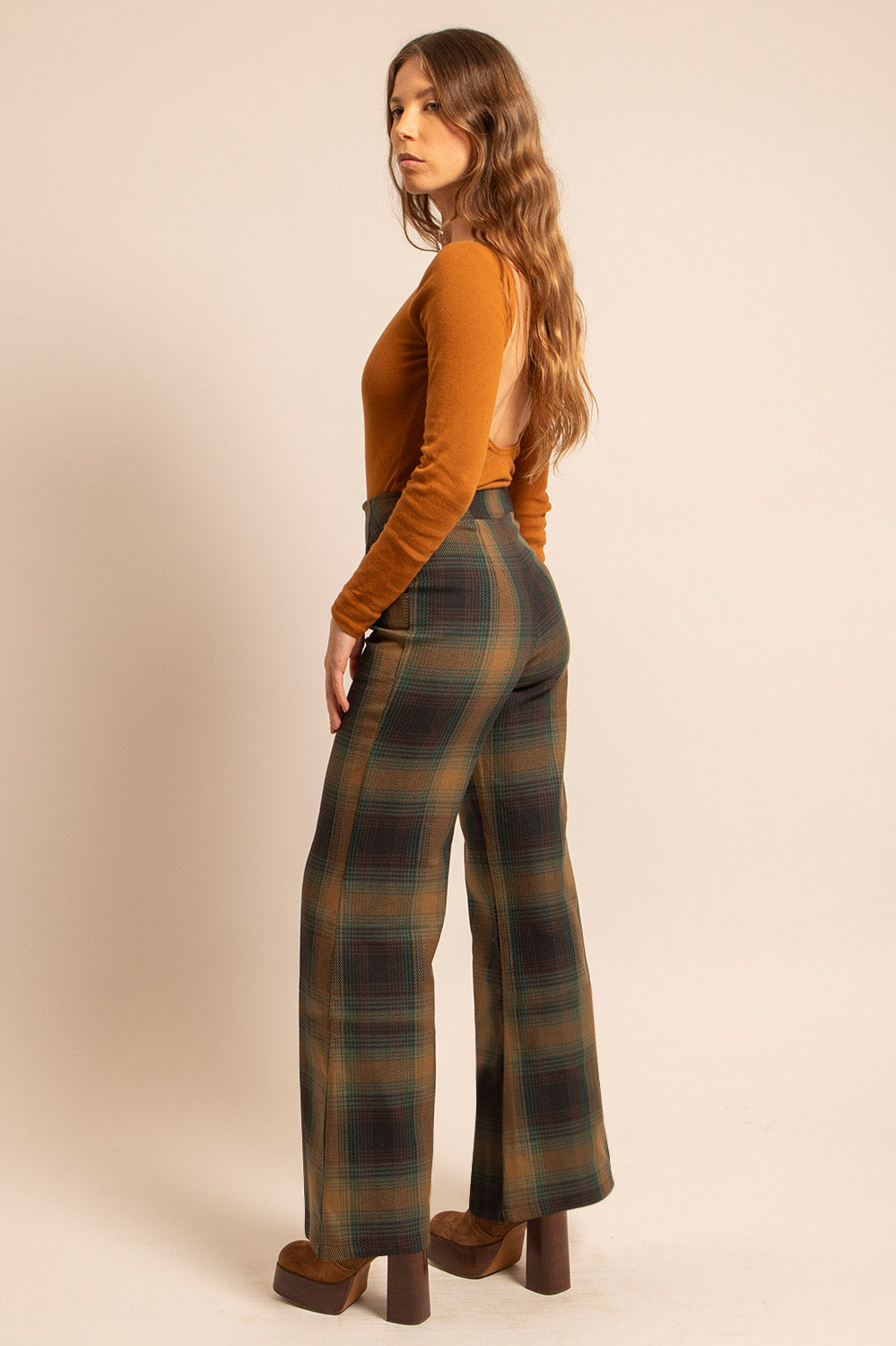 PANTALON LUIGI - Jacquard carreaux