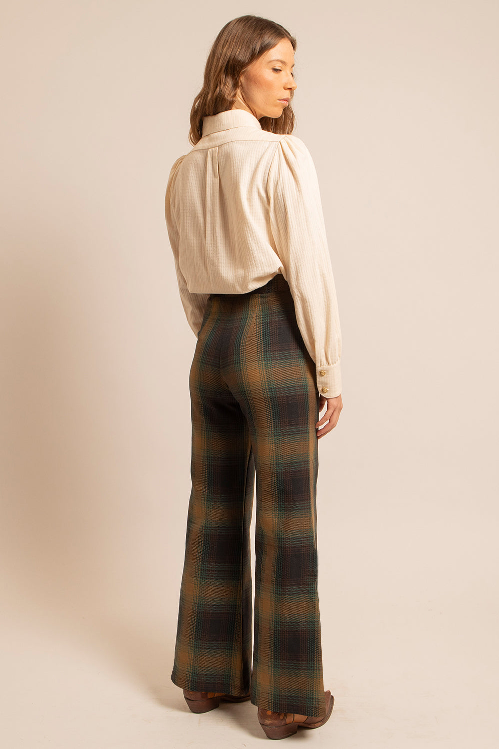PANTALON LUIGI - Jacquard carreaux