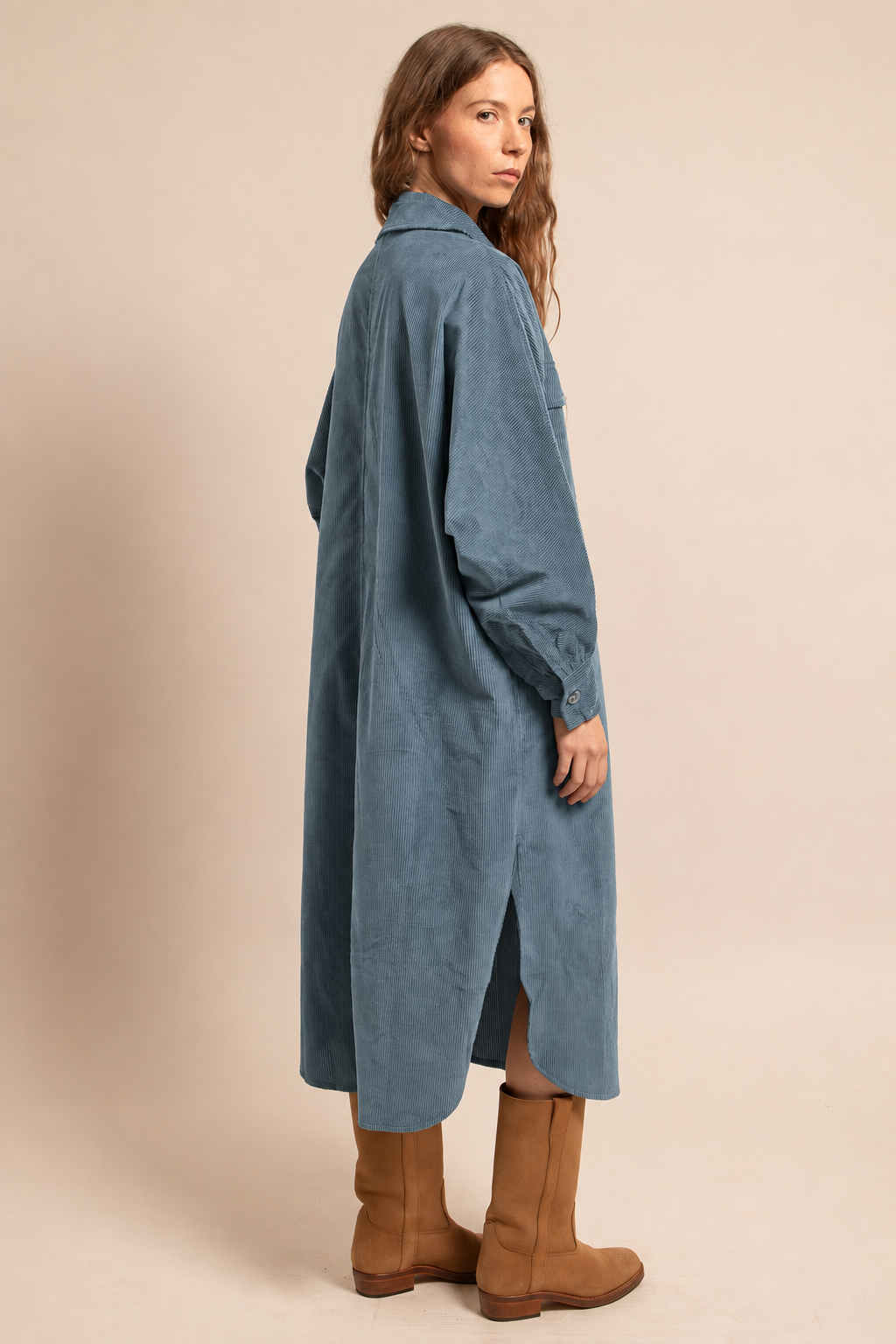 ROBE SUZIE - Bleu glaçial