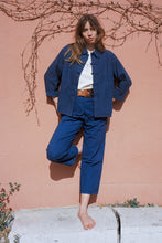 Load image into Gallery viewer, veste et pantalon bleu de chine 