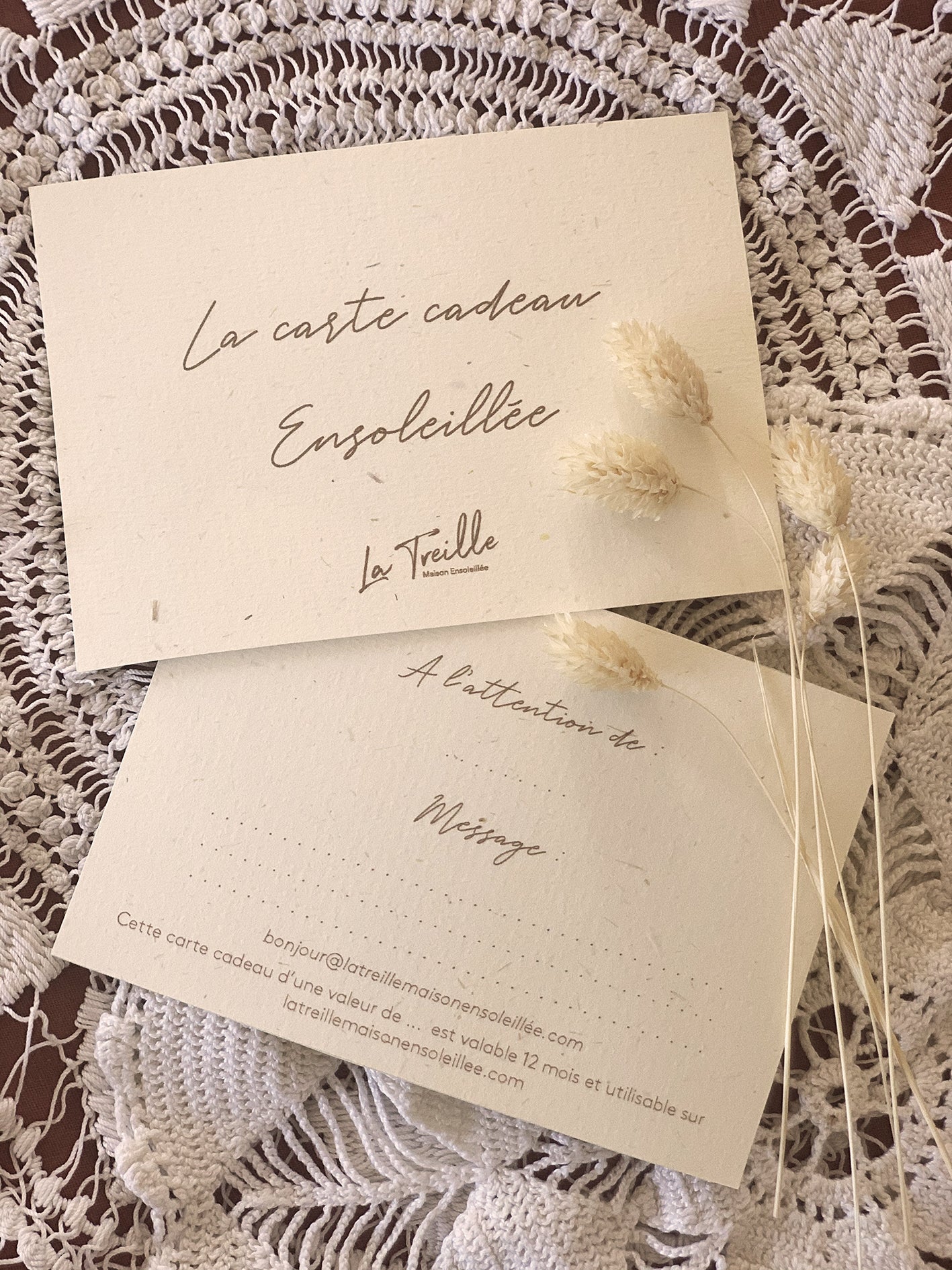 La carte cadeau ensoleillée - latreillemaisonensoleillee